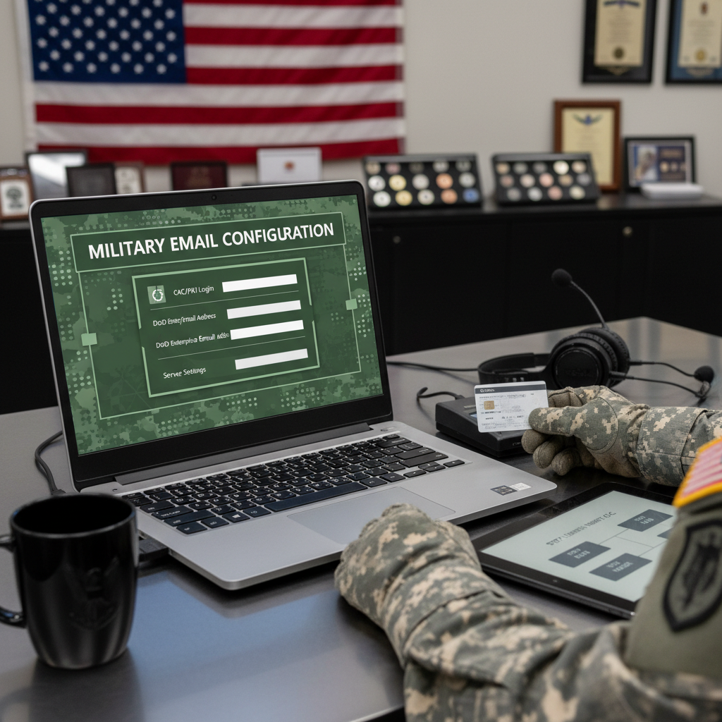 Military Email in Outlook Setup
