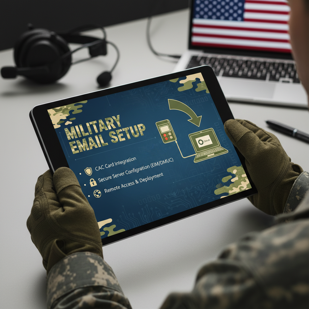 Military Email in Outlook Setup