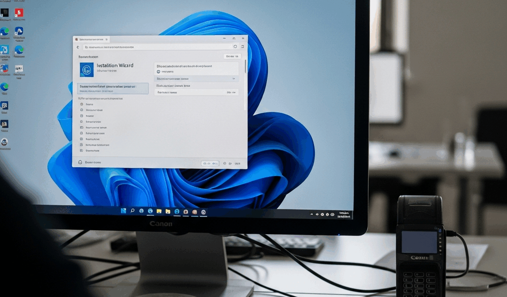 windows 11 desktop with software installation wizard open us 20260331 100423
