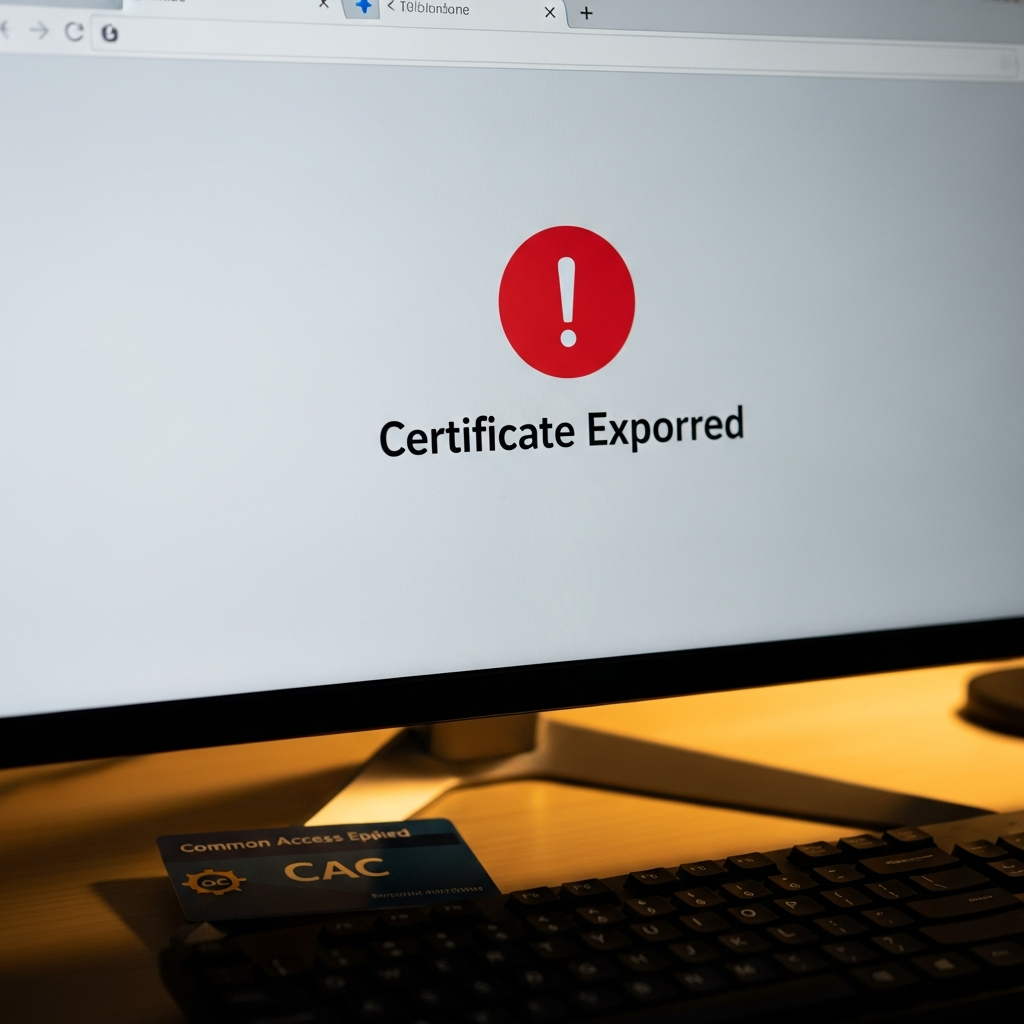 CAC Card Certificate Expired How to Fix Access