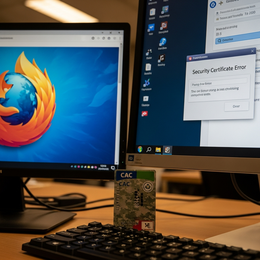 CAC Card Not Working in Firefox Fix It Fast